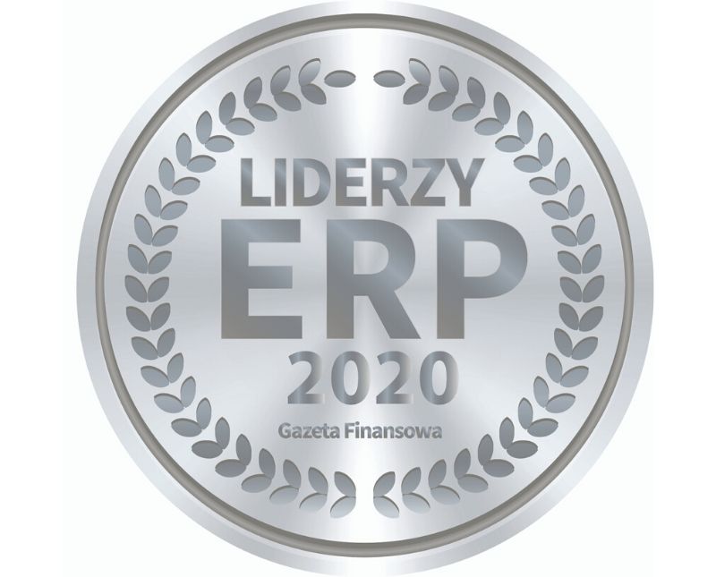 Lider ERP - logotyp - wyróżnienie dla DSR