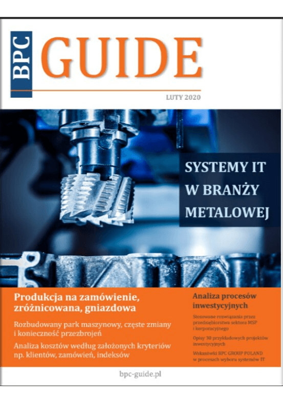 BPC GUIDE - systemy IT w branży metalowej